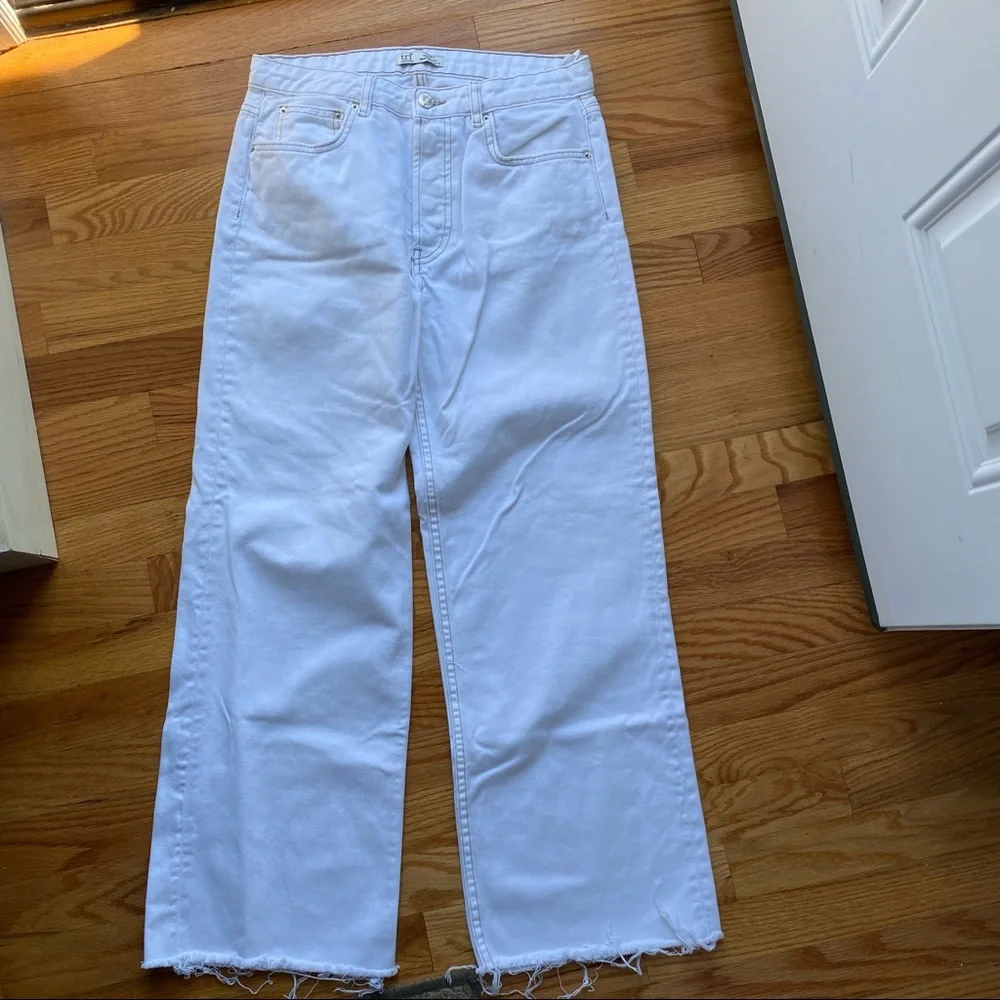 Zara white denim jeans - Picture 2 of 6